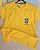 Camiseta Amarela Logo CBF Brasil Juvenil - Imagem 1