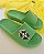 Chinelo Slide Brasil Verde Detalhe Brasão - Imagem 1