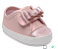 Tênis Pimpolho Feminino Star Festa Rosa Laco e Detalhe Glitter Fechamento Velcro - Imagem 1