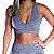 Top nadador fitness com bojo academia esporte lazer - Imagem 3