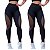 Kit 02 Calça Arrastão Legging Rede Academia Fitness Suplex - Imagem 2