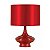 ABAJUR DE MESA EM METAL VERMELHO PA1369A BELLA - Imagem 1