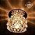 SPOT EM METAL E VIDRO TRANSPARENTE YD1077 BELLA - Imagem 3