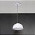 PENDENTE LUNA ACRILICO BRANCO 20CM - Imagem 1
