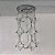 SPOT SEMI-EMBUTIDO CRISTAL CASCATA OLD ARTISAN EMB4402-CRO-CRI - Imagem 1