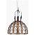 PENDENTE OP047 B FUZZY EM METAL E VIDRO COBRE B BELLA - Imagem 1