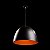 PENDENTE EVEREST OVAL PRETO COBRE - Imagem 2