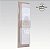 ARANDELA RETANGULAR TRAVESSA COM CRISTAL CAPUCCINO 4046C ACCORD - Imagem 1