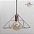 PENDENTE ARAMADO FOLKER PIRAMIDE P COBRE - Imagem 3