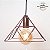 PENDENTE ARAMADO FOLKER PIRAMIDE P COBRE - Imagem 1