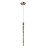 PENDENTE CILÍNDRICO AUSTIN GOLD LED - HEVVY - Imagem 1