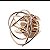 ARANDELA NINHO ROSE GOLD WD018 BELLA - Imagem 1