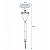 BALIZADOR SOLAR INOX SUPERLED TIPO FINCO G - Imagem 3
