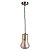 PENDENTE BEAD CHAMPAGNE DOURADO VIDRO NEW LINE - Imagem 1