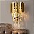 ARANDELA CRISTAL DOURADO SINDORA DCB00461 - Imagem 1