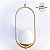 PENDENTE ARCO CHAMPAGNE HONEY BOLA VIDRO OLD ARTISAN - Imagem 2