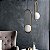 PENDENTE ARCO CHAMPAGNE HONEY BOLA VIDRO OLD ARTISAN - Imagem 3
