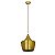 PENDENTE INGOCCIA ZG235/13 DOURADO LUCIIN - Imagem 1