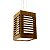 PENDENTE UNICA CUBO MADEIRA IMBUIA ACCORD - Imagem 2