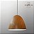 PENDENTE CUPULA METAL COR MADEIRA - Imagem 1