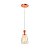 PENDENTE COPPERY COBRE VIDRO HEVVY - Imagem 1
