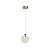 PENDENTE SAIGON CHROME LED 3000K HEVVY - Imagem 1