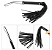 KIT BONDAGE LUXO 3 PEÇAS COM MORDAÇA VENDA E CHICOTE LOVETOY - Imagem 5
