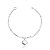 Pulseira feminina prata 925 1 concha pendente - Imagem 1