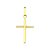 Pingente de Ouro 18k cruz pequena - Imagem 1