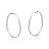 Brinco Feminino de Argola redonda larga 4,50cm x 4mm espessura - Imagem 1