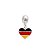 Berloque de Prata 925 Bandeira Alemanha - Imagem 1