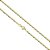 Cordão masculinio Piastrine 50cm 2,2 Mm de Ouro 18k - Imagem 3