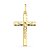 Pingente em ouro amarelo cruxifixo 18k - Imagem 1