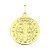 Pingente de Ouro Medalha São Bento Grande 2,5cm | Aqua Joias - Imagem 2