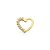 Piercing de Ouro Helix Daith Coração - Imagem 1
