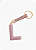 Chaveiro de Letra Personalizada (Inicial) Cravejada com Strass Rosa - Imagem 4