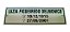 Placa em Aço Inox 10x30 - Imagem 1