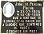 Placa em Bronze 20x25 com Foto em Porcelana - ref. 104 - Imagem 1