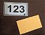 10 Placas com Número para Apartamento - Imagem 1