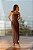 VESTIDO TOMARA QUE CAIA CREPE MARROM - Imagem 2