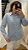 CAMISA AMPLA TRICOLINE AZUL - Imagem 2