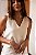 BLUSA DECOTES LINHO PURO OFF WHITE - Imagem 1