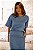 BLUSA BÁSICA LINHO PURO AZUL - Imagem 2