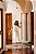 SAIA MIDI EVASÊ LINHO PURO OFF WHITE - Imagem 1
