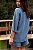 BLUSA AMPLA CANELADO LEVE AZUL - Imagem 1