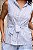 CAMISA GOLA PADRE TRICOLINE AZUL LISTRAS - Imagem 6