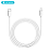 CABO S08 DADOS E CARREGADOR USB-C - L 3A/27W - 100CM ROCK SPACE (BRANCO) - Imagem 1