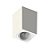 Plafon Tower Quadrado MR16 - Face Recuada - Branco - Save Energy - Imagem 1