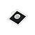 Spot Embutir PAR20 Quadrado Recuado Save Energy Recuo Preto - Imagem 1