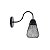 Arandela CAGE E27 Preto GMH - Imagem 1